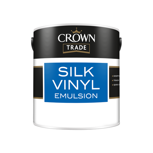 CROWN TRADE SILK EMULSION BRILLIANT WHITE 2.5L