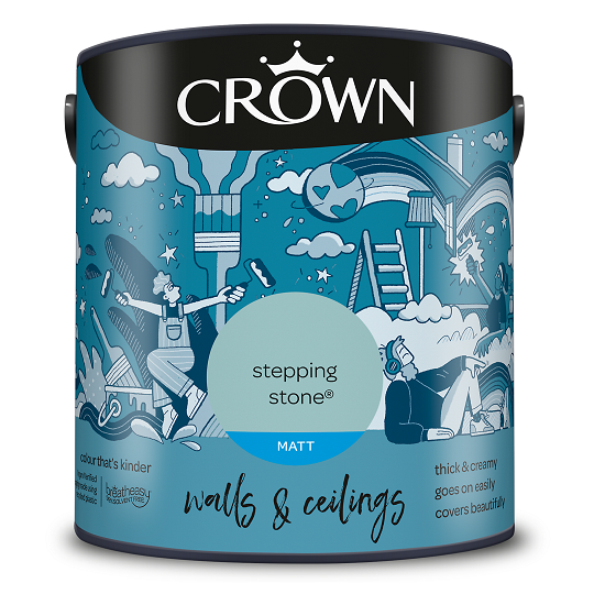 Crown Matt Emulsion Step Stone 2.5L Colour