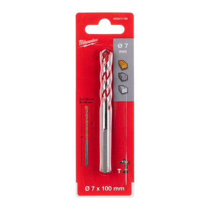 Milwaukee Concrete Drill Bit 7.0x100 - 1pc