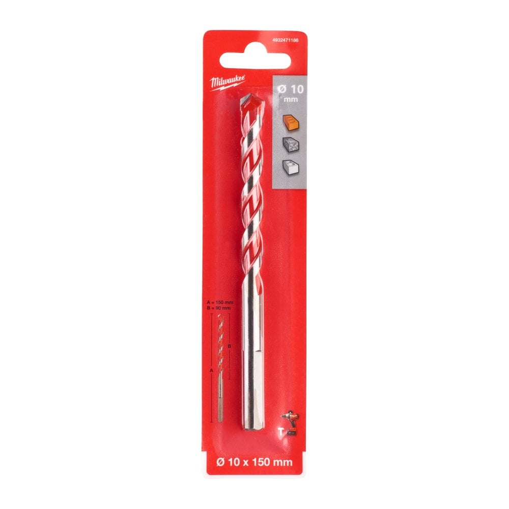 Milwaukee Concrete Drill Bit 10x260 - 1pc