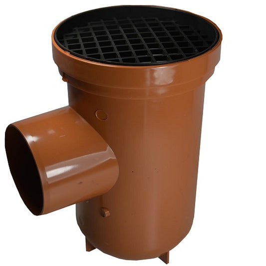 Underground 110mm Bottle Gully Standard Brown