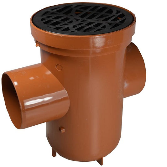 Underground 110mm Bottle Gully Back Inlet Brown
