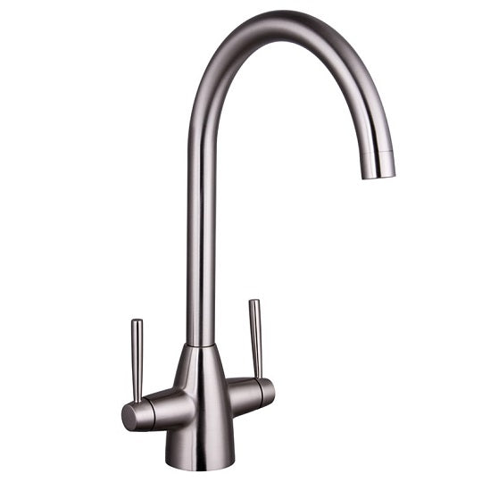 TK015BN Roune Two Handle Kitchen Mixer Nickel