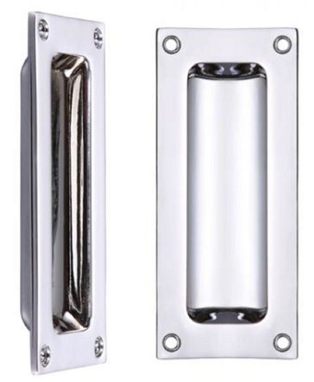 F&B Flush pull 102x45mm CP