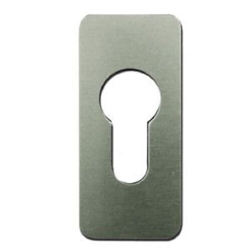 Adhesive Euro Escutcheon Satin Anodised Aluminium