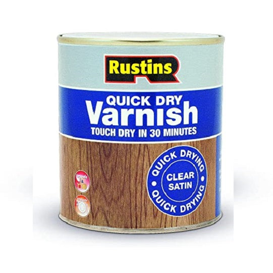 Rustins Quick Dry Varnish Clear Satin 2.5L