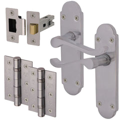 Scroll Lever Latch Backplate SC