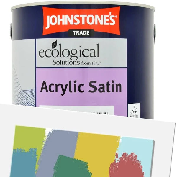 Johnstone's Acrylic Satin Brilliant White 2.5L