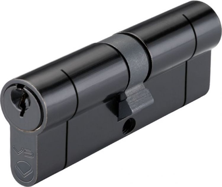 Double euro cylinder 60mm BLK