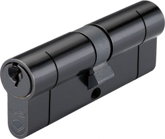 Double euro cylinder 60mm BLK