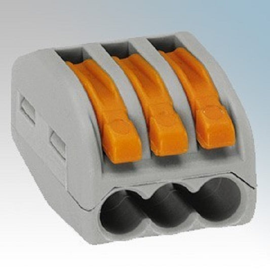 Wago 3 Port Lever Cage Clamp 32A