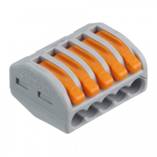 Wago 5 Port Lever Cage Clamp 32A
