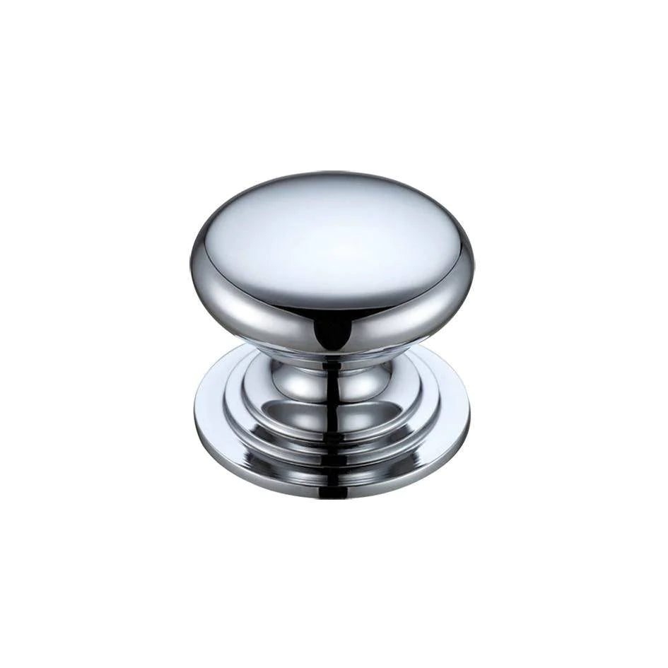 Victorian cupboard knob 25mm CP
