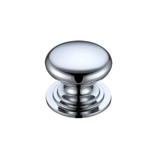 Victorian cupboard knob 25mm CP