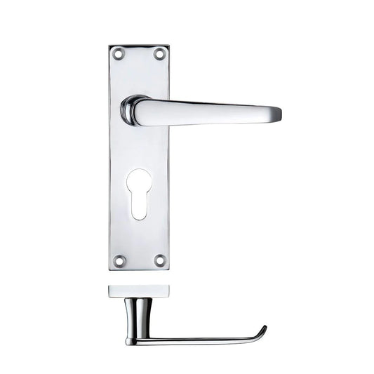 Flat Lever on Euro Backplate PB