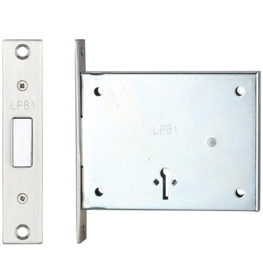 London Fire Brigade Pierced Mortice Dead Lock